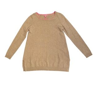 Lily pullizer cashmere tan sweater size small